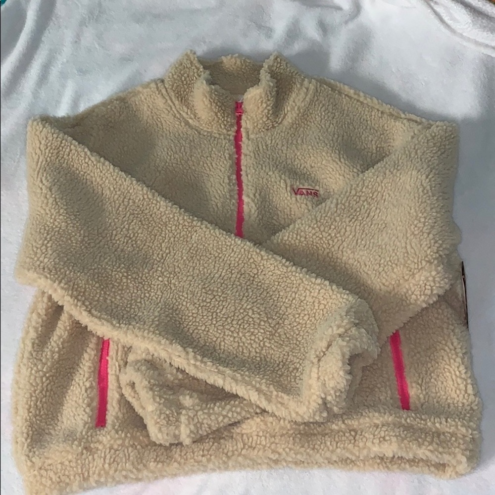 last one available! VANS TEDDY CROPPED JACKET